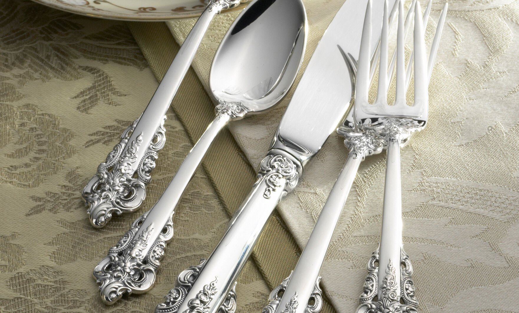 Real silver sale dinnerware