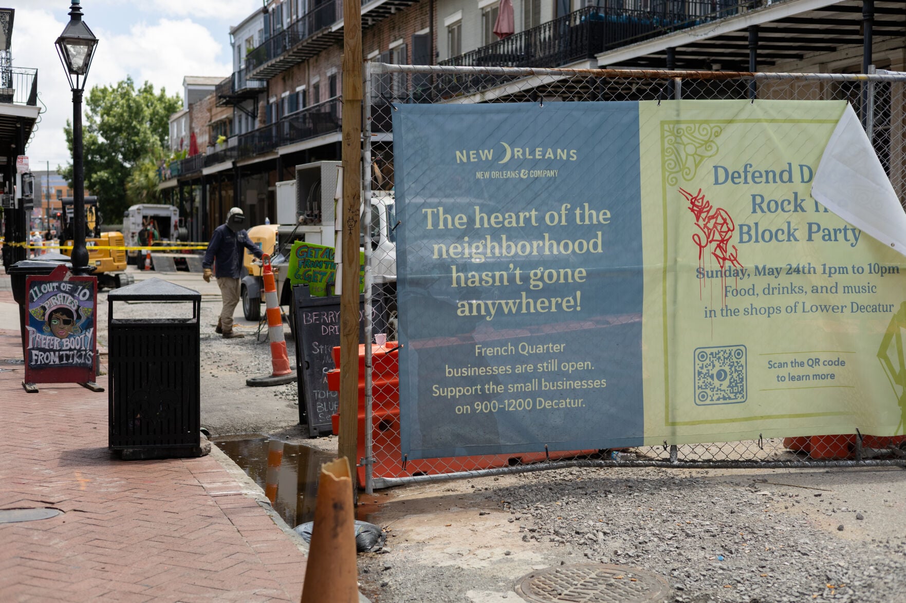 nola.com - John Stanton - Keeping Spirits Up: Decatur Street bars rally to survive city construction chaos