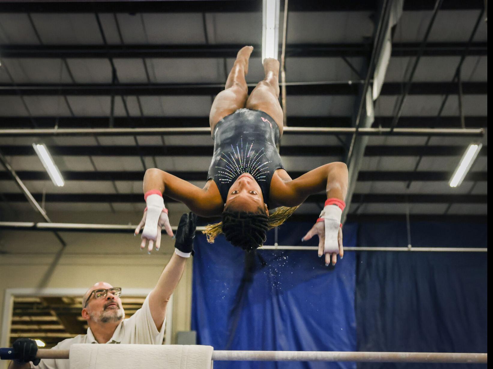 Gymnast taking first leaps into elite-level competition