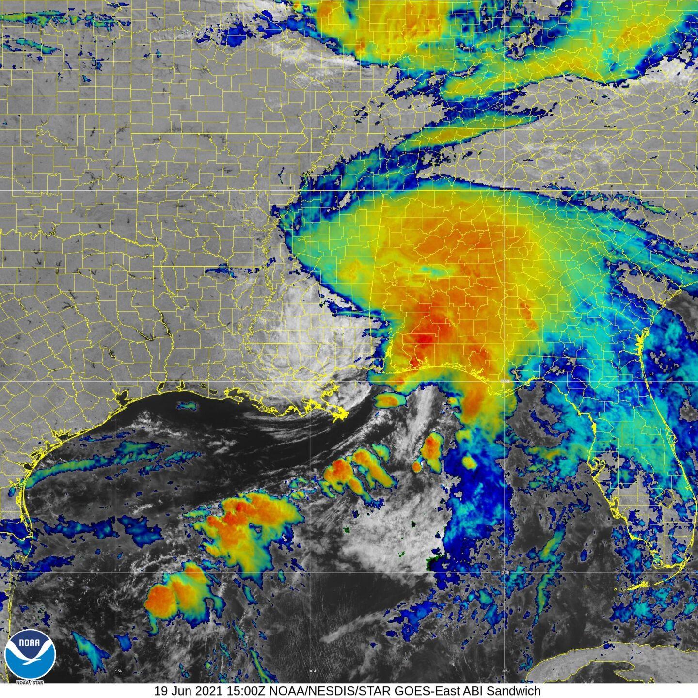 Claudette Moves Into Mississippi Tropical Storm Warnings Dropped In Louisiana Weather Nola Com