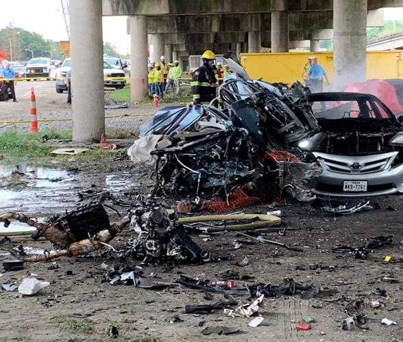 1 dead, 1 in critical condition after fiery crash under I-10 overpass ...