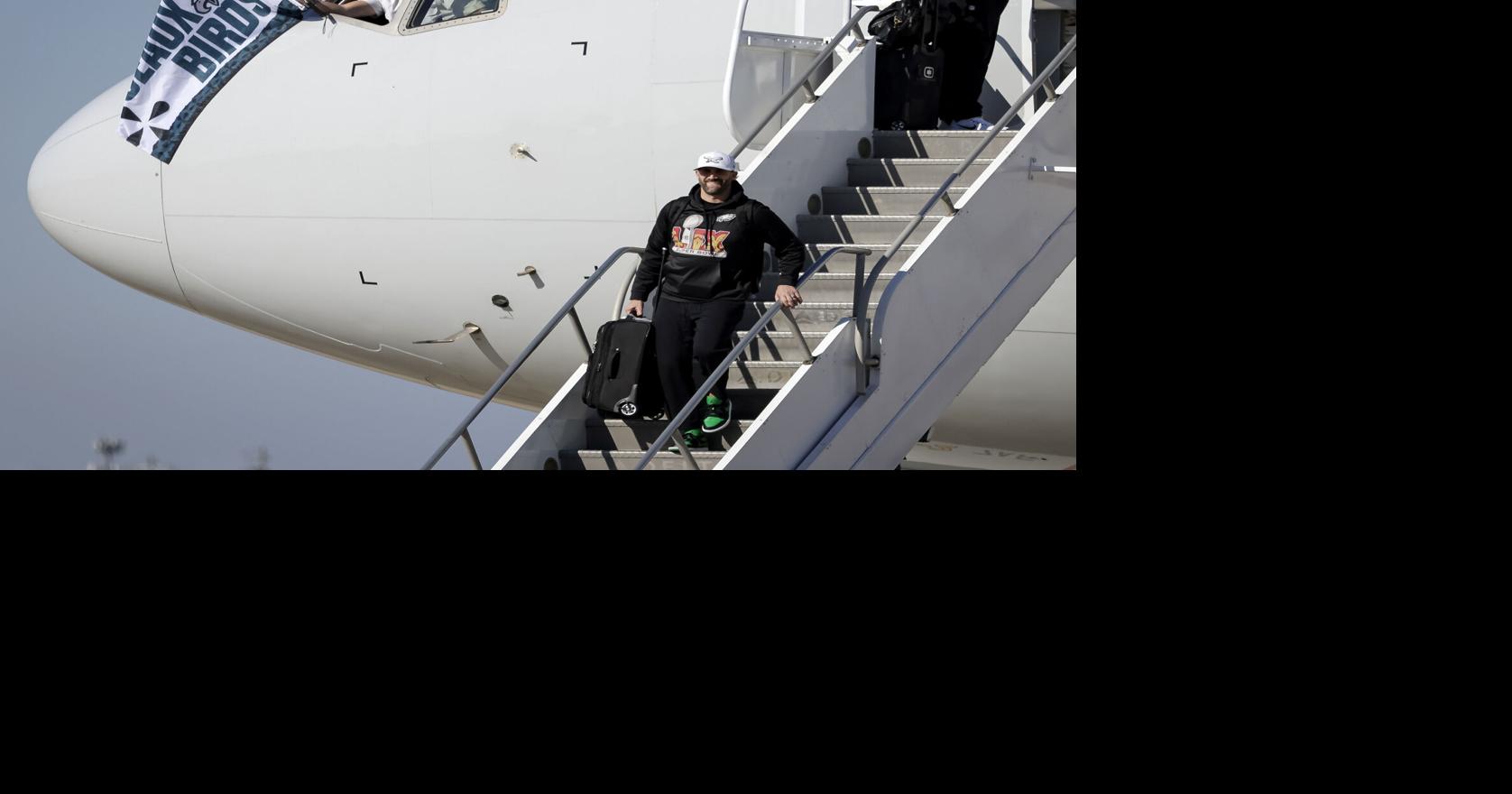 Eagles, Chiefs arrive in New Orleans for Super Bowl LIX | Super Bowl ...