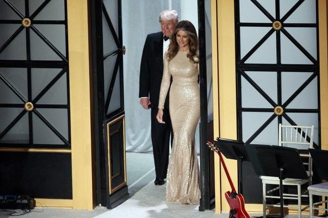 trump inauguration green dress A-Line Cowl-Neck Emerald Green Homecoming Dress Emerald / 0 main image 0
