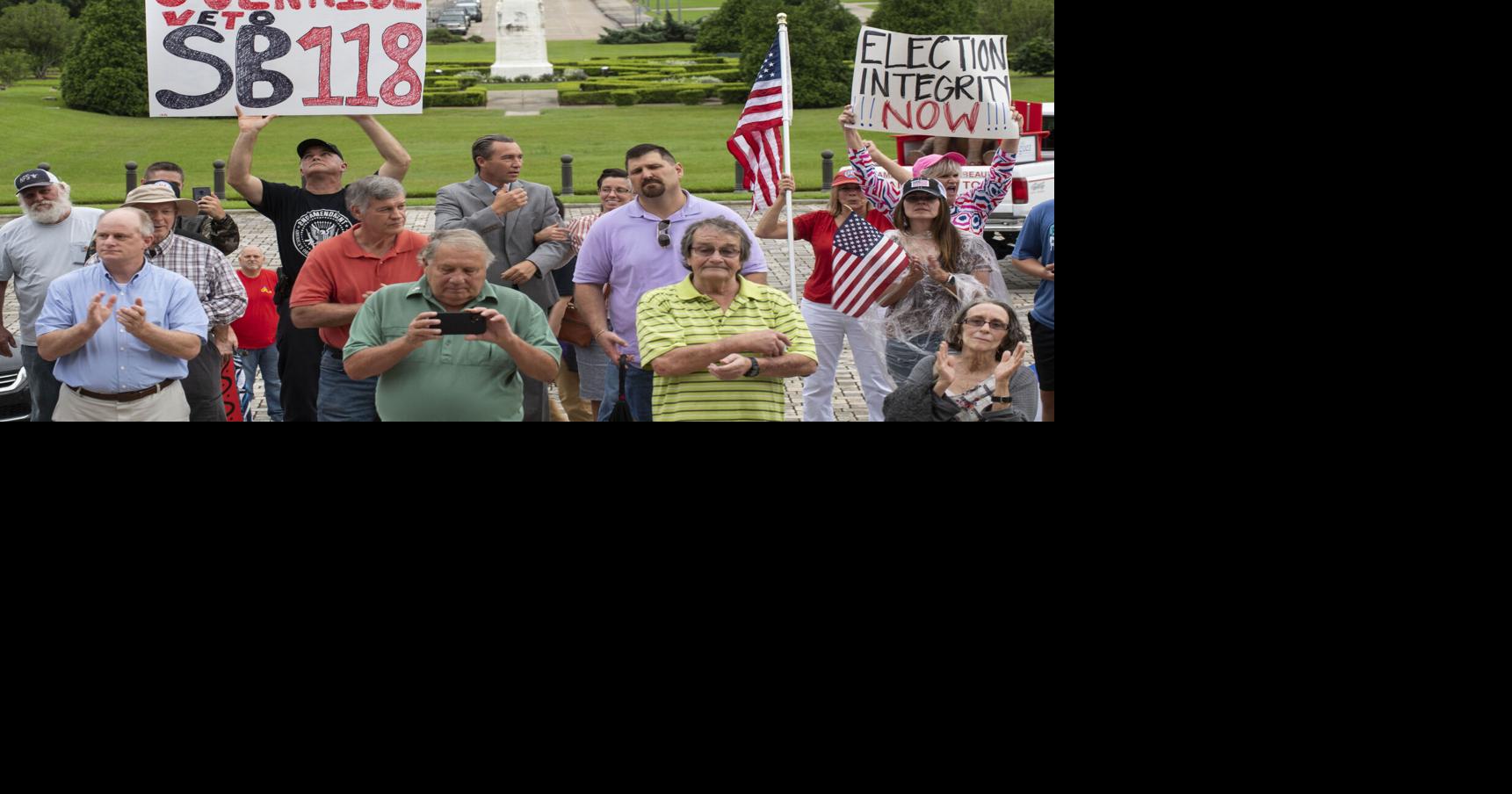 Louisiana Senate fails to override governor's veto of permitless