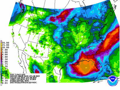 Tropical Disturbance Eyes Gulf South Louisiana Major Rainfall