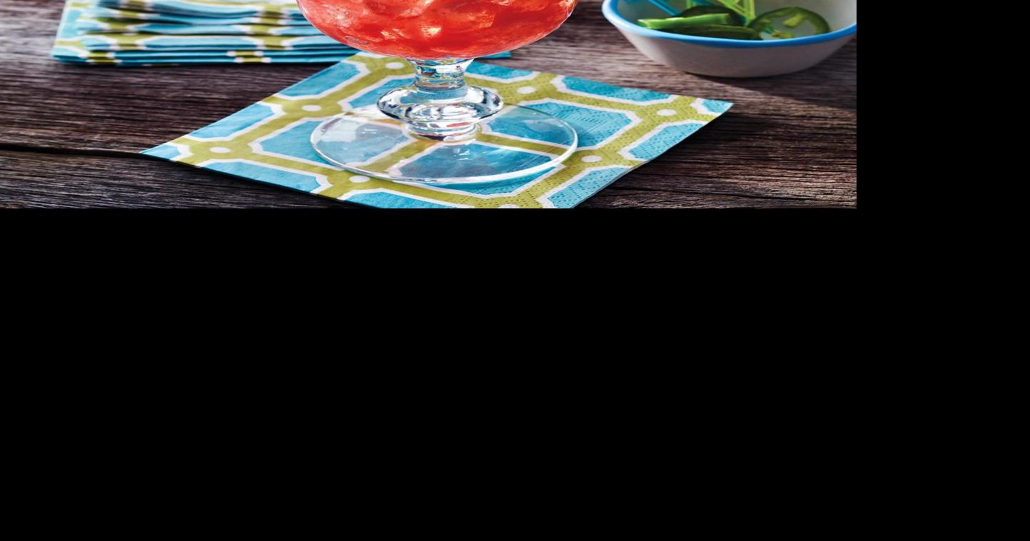 Beach cocktails Blender + vodka + ? = refreshing vacation sippers