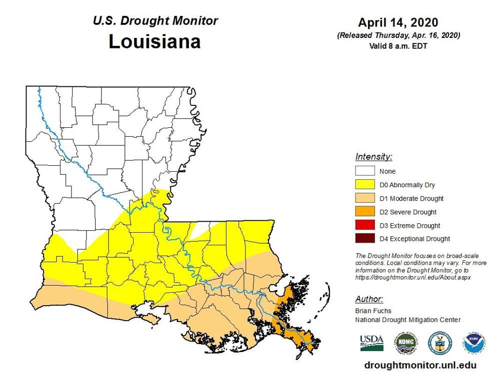 Drought conditions worsen in Louisiana