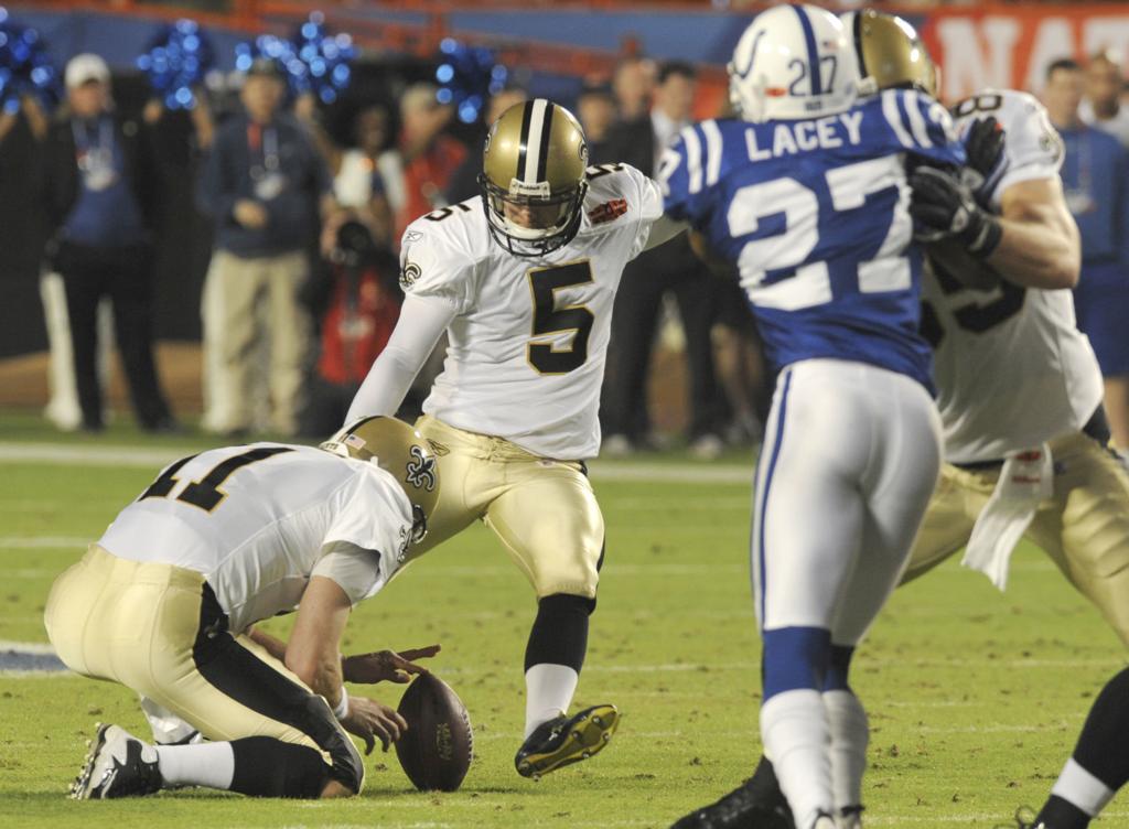 Garrett Hartley kicked the Saints to the Super Bowl 13 years ago today, New  Orleans Saints, Super Bowl