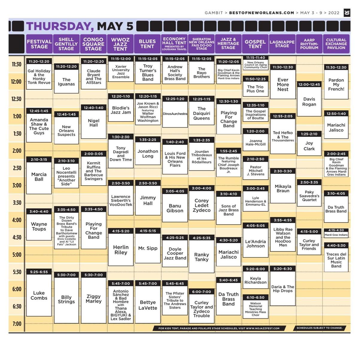 Jazz Fest 2022 Cubes Thursday, May 5.pdf