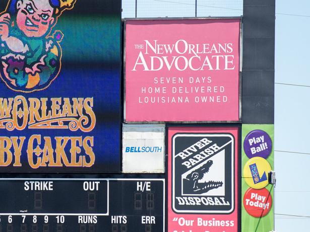 New Orleans Baby Cakes? Not tonight. Baseball squad to show off