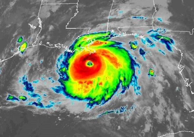 Hurricane Ida satellite 4am Aug 29