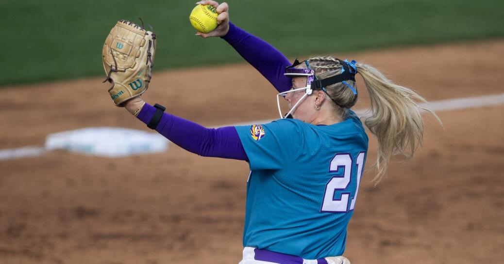 LSU softball team blanked by Alabama in NCAA Super Regional opener