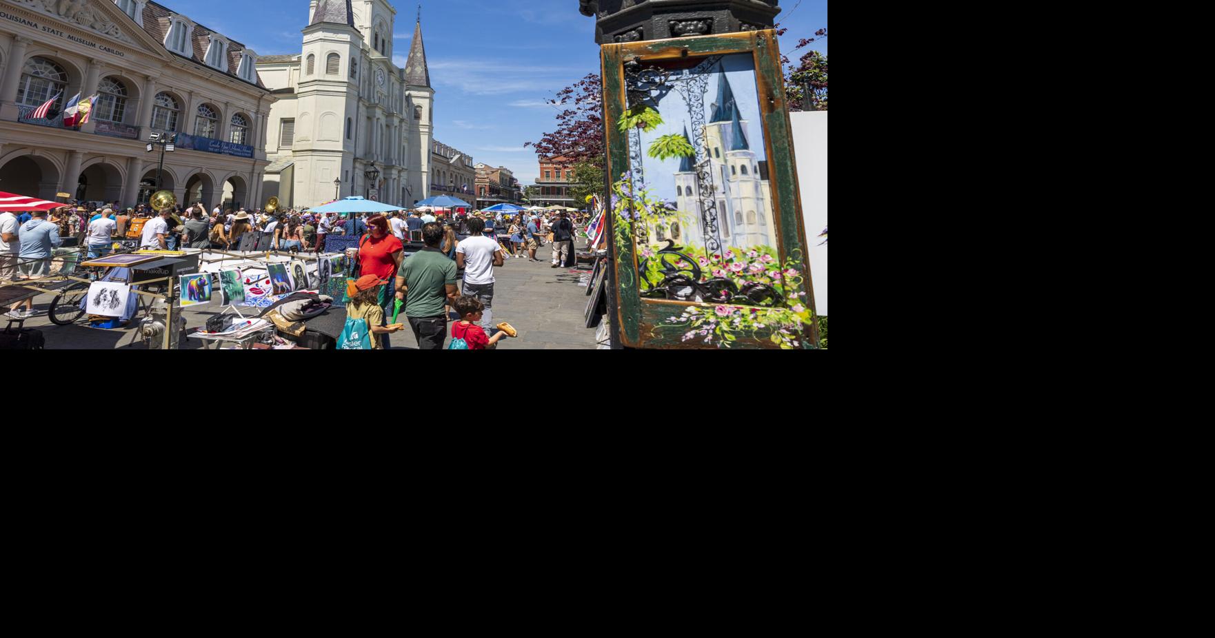 Over 300 law enforcement officers will man streets for French Quarter, Jazz fests. See plans.