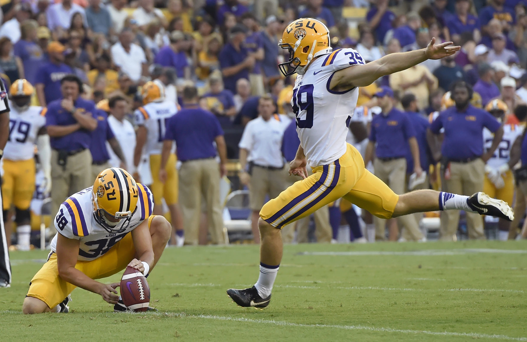 LSU Coach Ed Orgeron: 'We Just Don't Have A Field Goal Kicker' | Sports ...