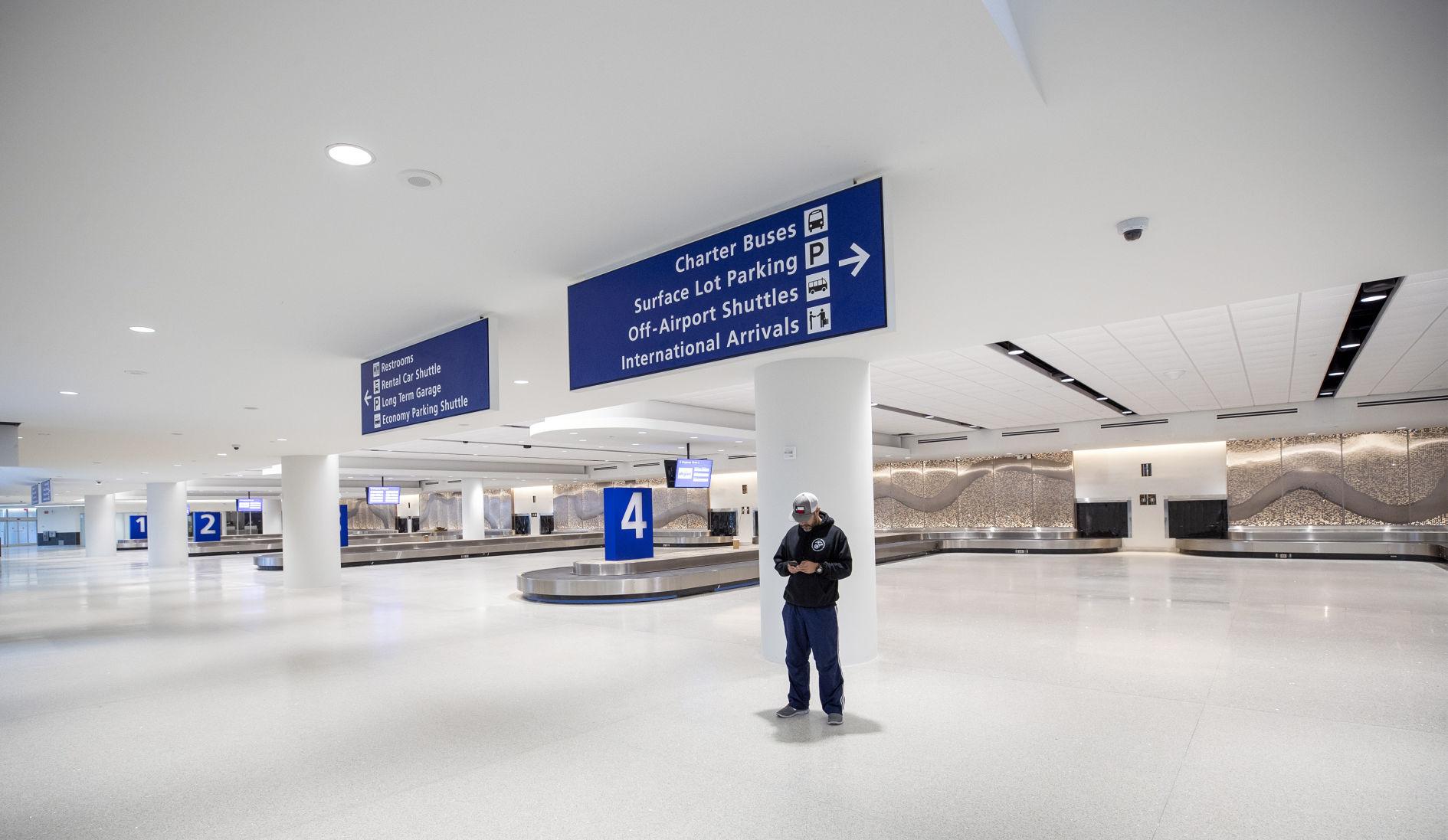 Guide to New Orleans airport's new terminal directions, parking