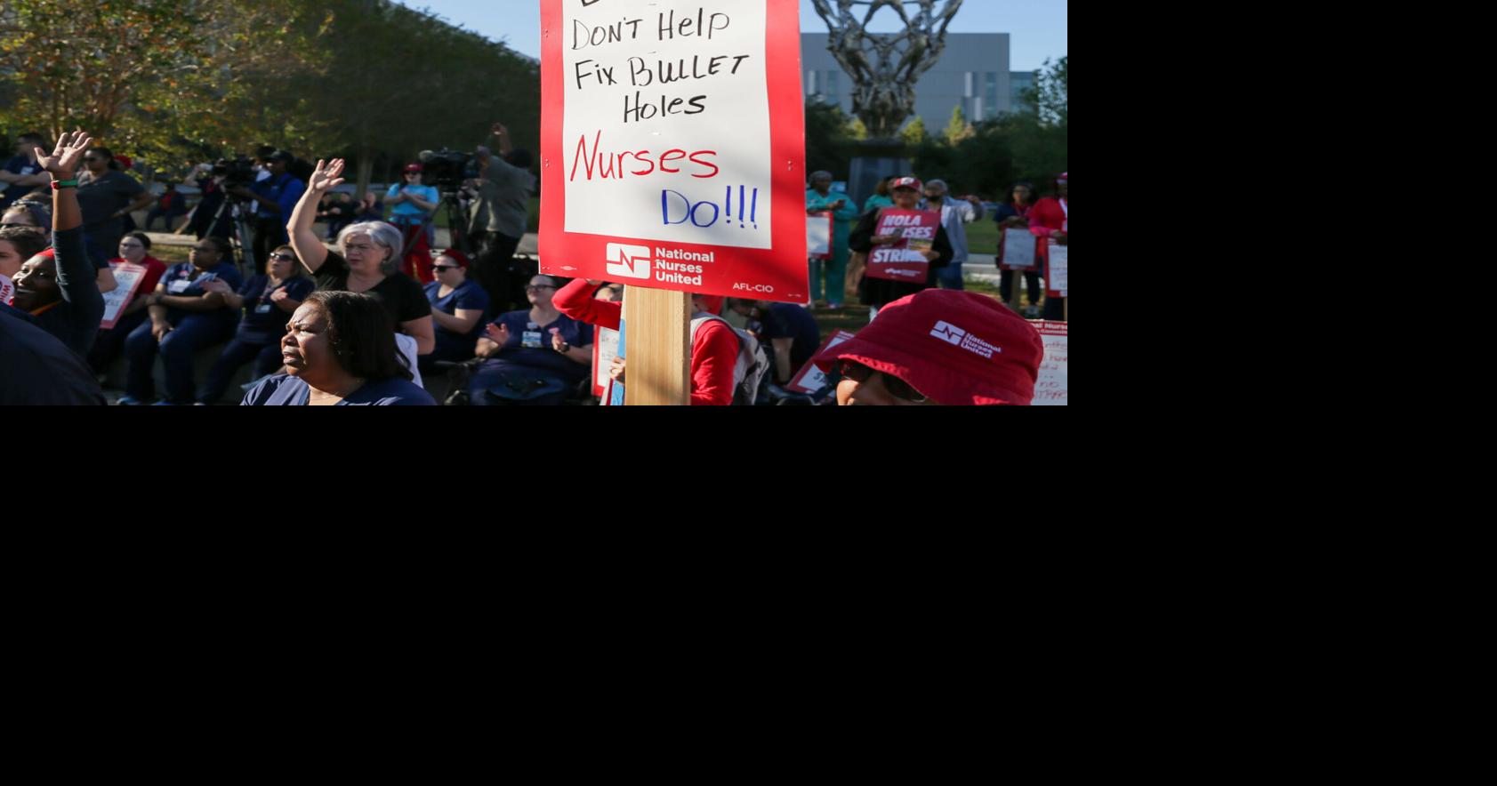 New Orleans, Louisiana nurses strike at UMC hospital Health care