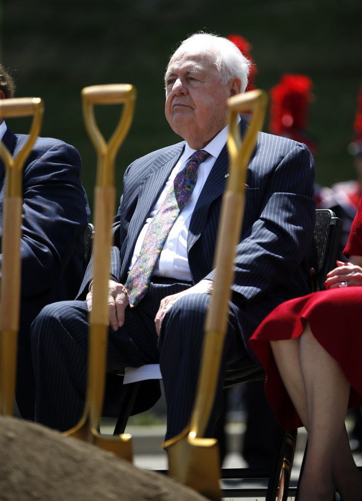 Tom Benson now has a stadium named after him, with a statue