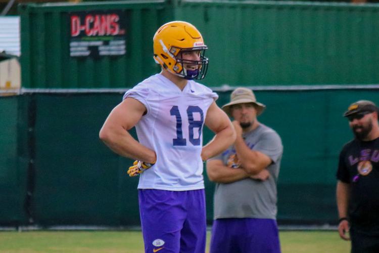 No. 18 Foster Moreau, the guy who LSU almost didn't sign, plays his final game in Tiger Stadium