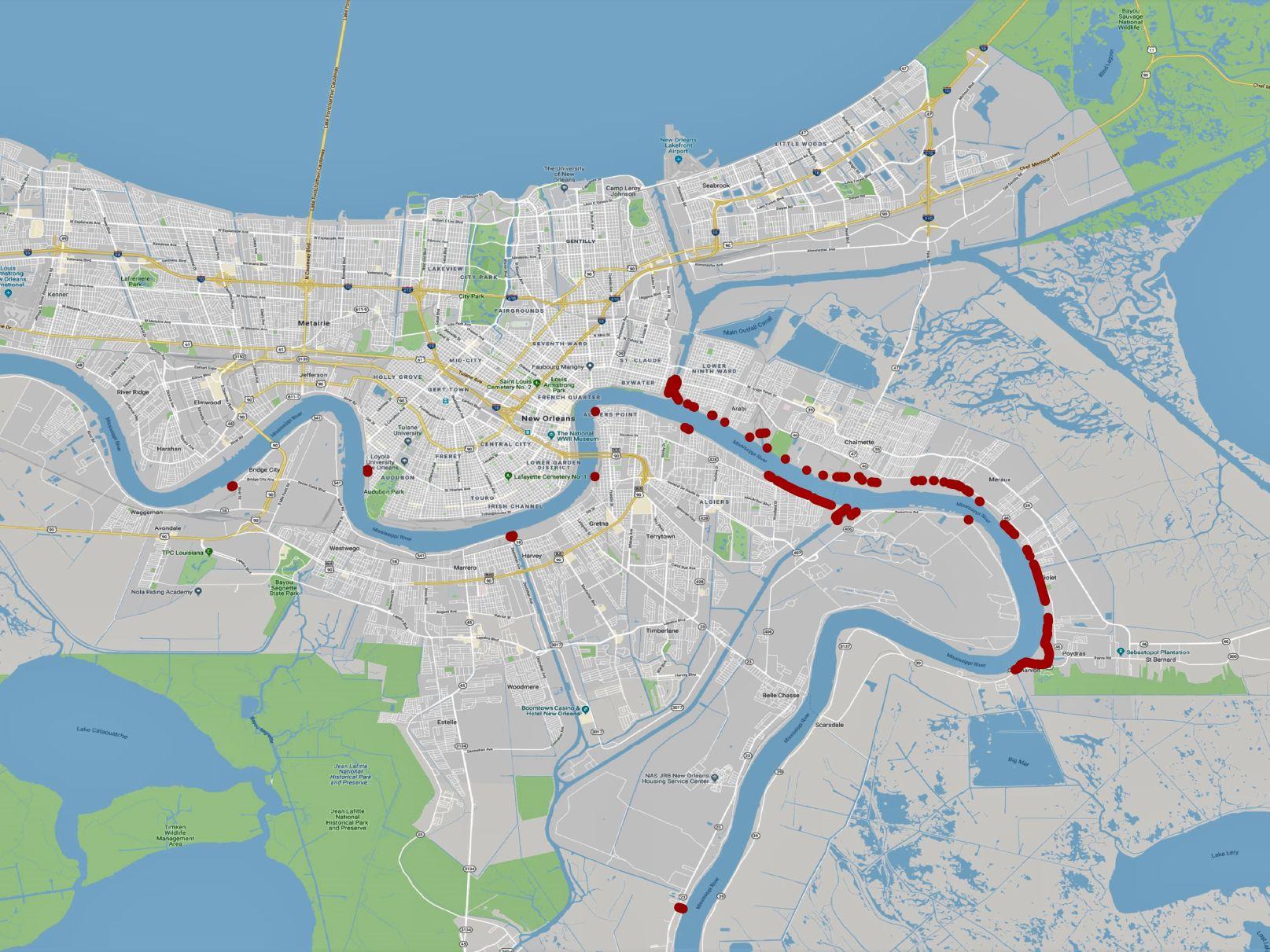 These New Orleans Levees Could Be Overtopped By Mississippi River Surge Ahead Of Storm Hurricane Center Nola Com These New Orleans Levees Could Be Overtopped By Mississippi River Surge Ahead Of Storm Hurricane Center Nola Com