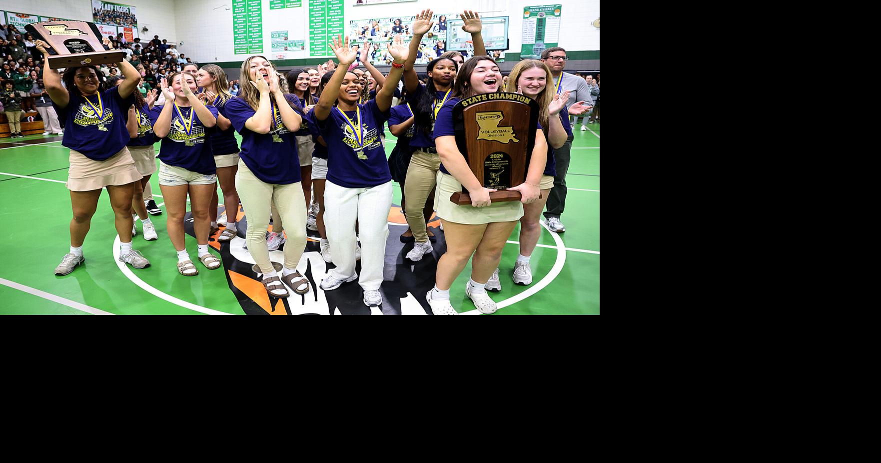 Slidell High students celebrate championship volleyball team | One ...
