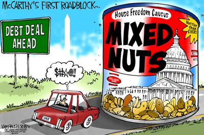 Walt Handelsman: Road Block