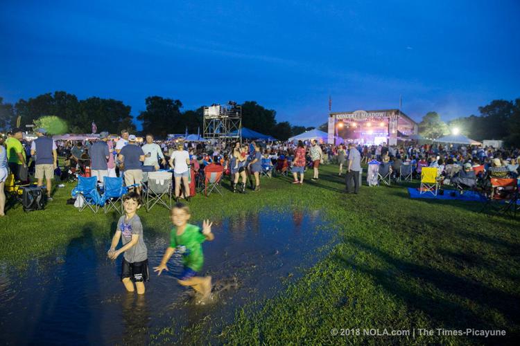 Celebrating the red, white and blue at the Uncle Sam Jam in Metairie