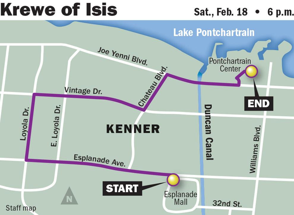 mardi gras parades in kenner