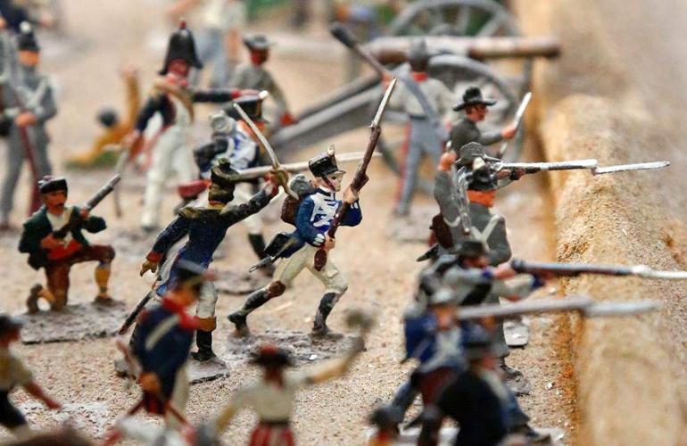 Soldat médiéval à l'époque de Charles d'Orléans