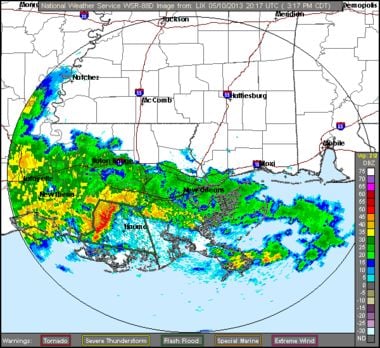 Flash flood warning issued for parts of St. James, St. John, Lafourche ...