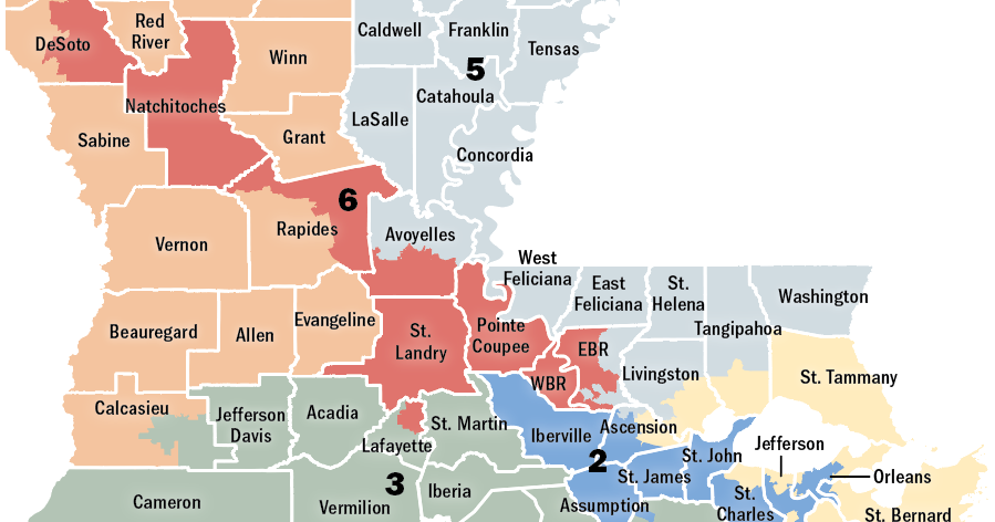 Louisiana lawmakers just approved a new congressional map | Local ...