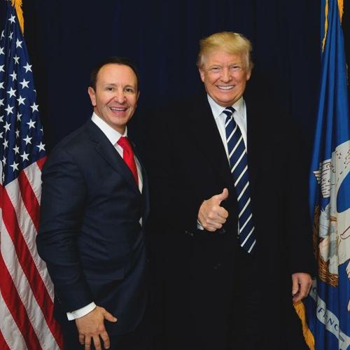Jeff Landry and Donald Trump