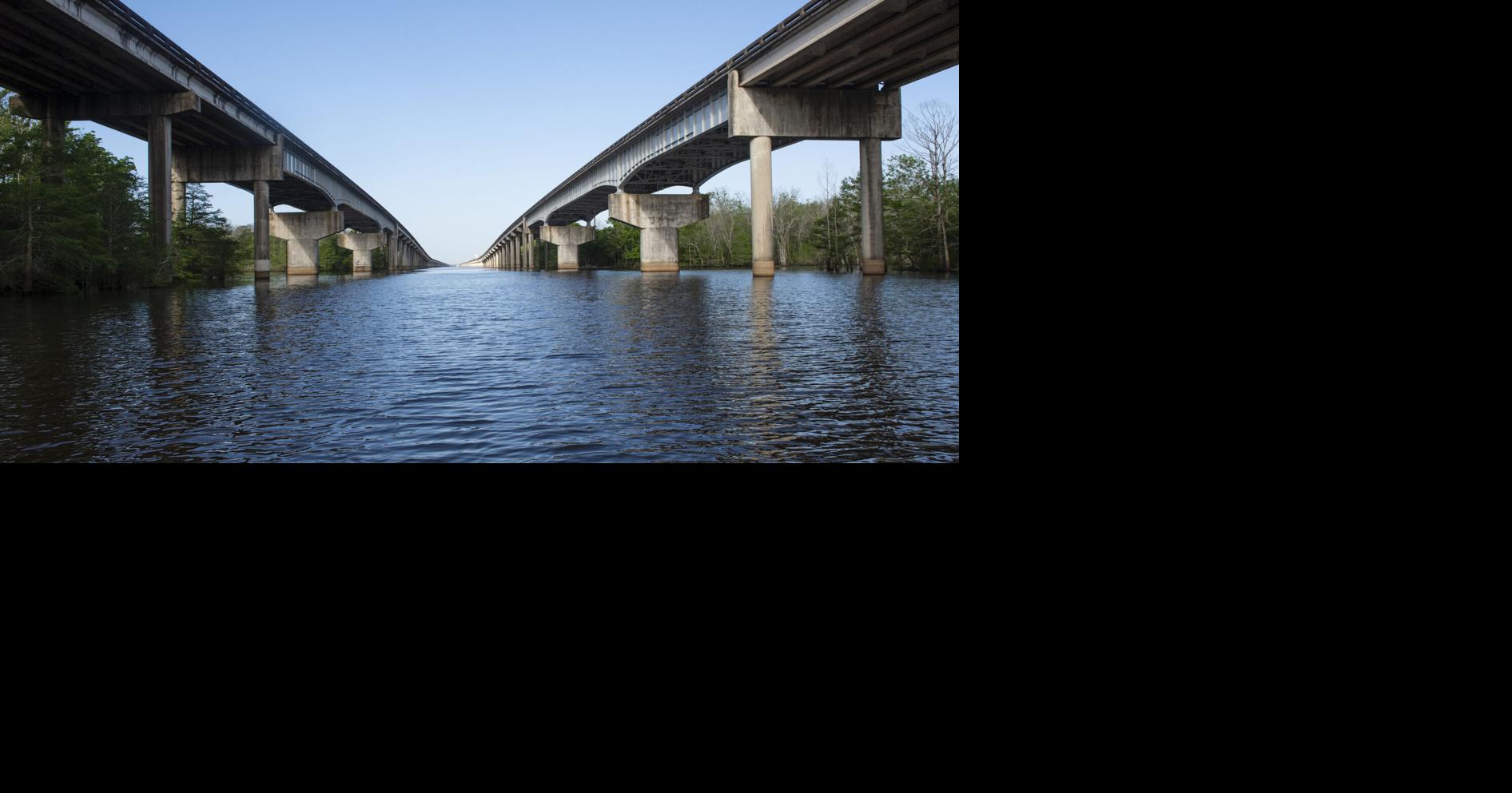Viral video says Atchafalaya bridge columns are failing. But the scenes weren’t in Louisiana.