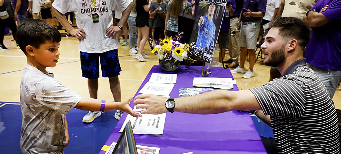 The story behind LSU outfielder Brayden Jobert's Jobu statue