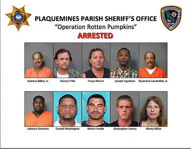 Plaquemines Drug Bust "Operation Rotten Pumpkins" Nets 27 Arrests, Four ...