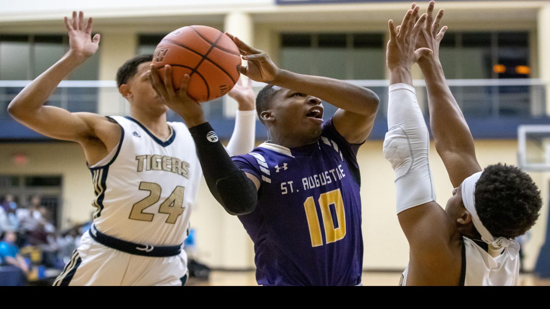 Photos St Aug Beats Holy Cross 56 45 In District Basketball