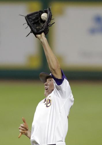 CWS notebook: LSU's Zack Hess completes 'Wild Thing' look with