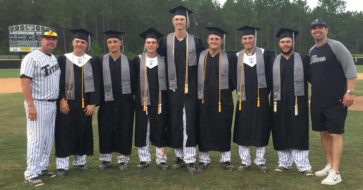 VIDEO Lakeshore High baseball seniors get their diplomas on the field