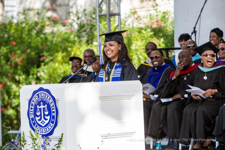Denzel Washington gives Dillard University students four life goals in