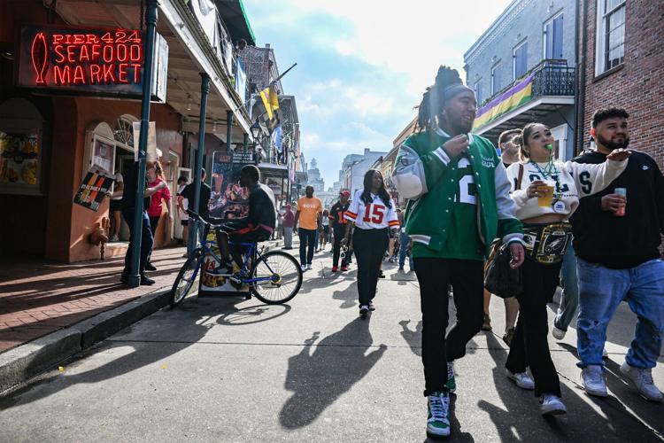 Fans flock to New Orleans to celebrate Super Bowl LIX | Super Bowl ...