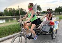 A rolling violin concert combats coronavirus angst: 'People very much need music'