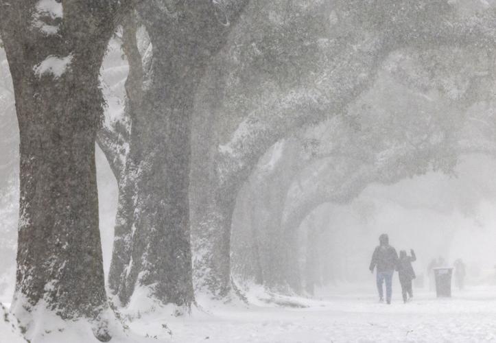 See 2025 photos of New Orleans landmarks covered in snow Weather