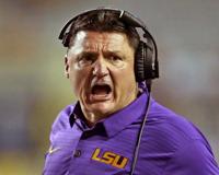 LSU's Ed Orgeron might be a bit crazy, but it's whatever gets the job