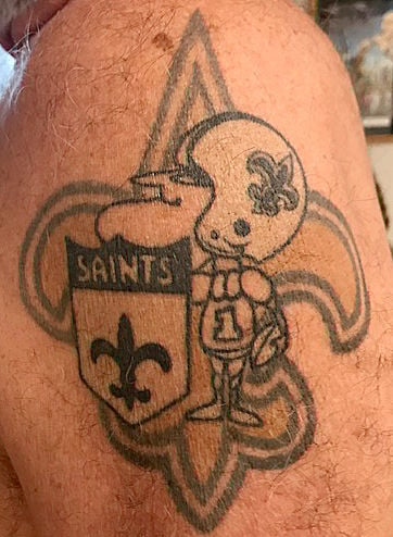 NFL New Orleans Saints Tattoo Set 8Piece  Walmartcom