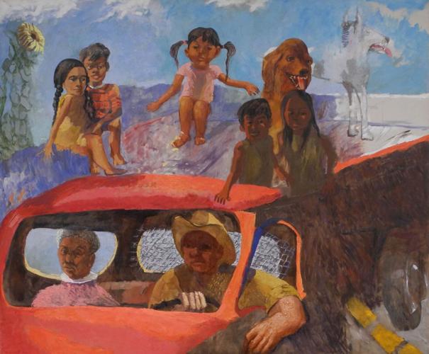Texas painter unites religion and art in images inspired by Jewish life