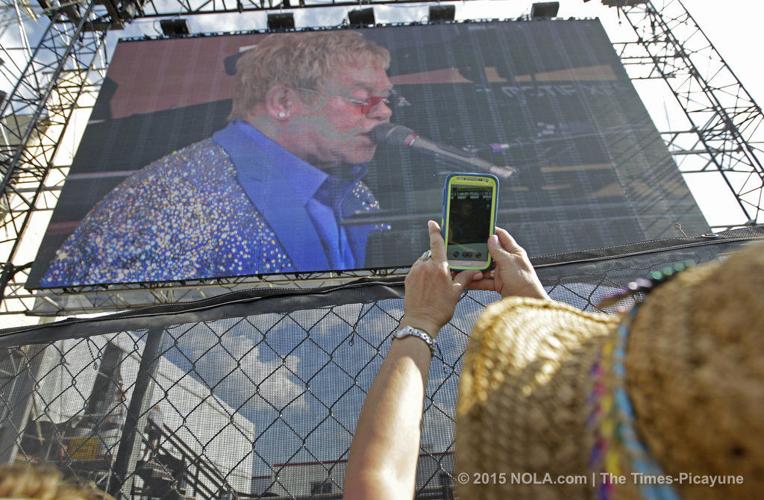 Elton John dazzled an enormous crowd at the 2015 New Orleans Jazz Fest Louisiana Festivals