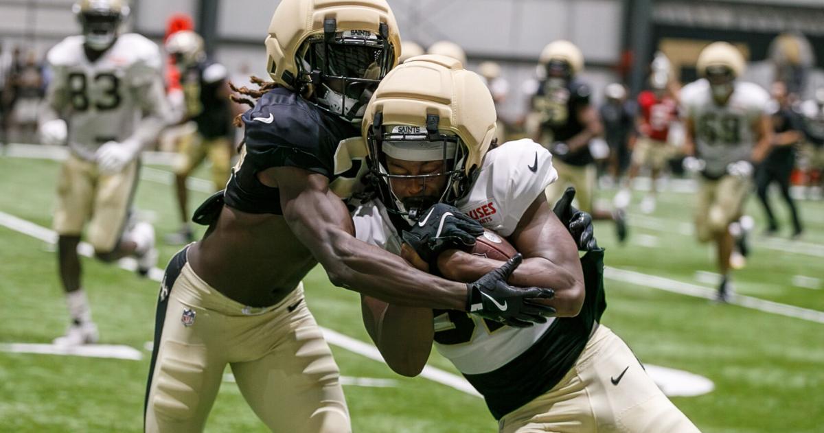 Saints running backs compete for roster spots during training camp