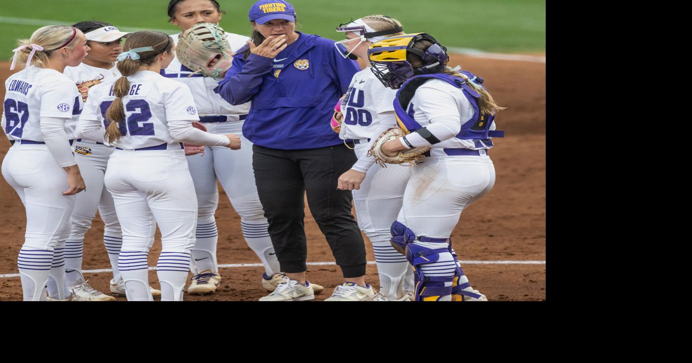 LSU softball's Friday game vs. Auburn has been postponed, due to rain. Here's when play resumes.