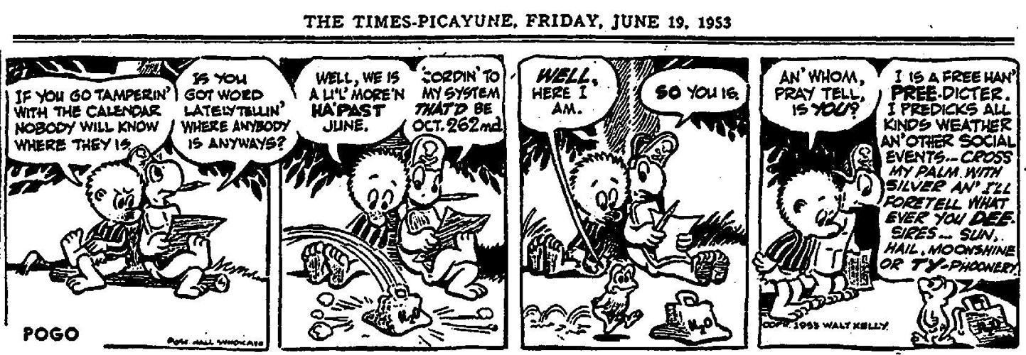 The Picayune frog vs. Pogo the Possum Or, how New Orleans' 'weather