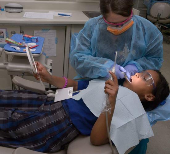 Students get dental screenings at LSU School of Dentistry News