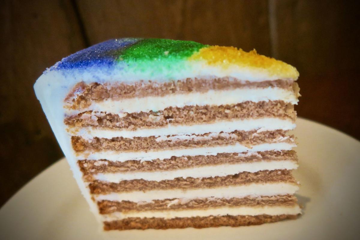 King Cake Doberge A Seven Level Stunner Combines Two New Orleans Obsessions Nola Com